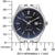 Zegarek Citizen Eco-Drive z niebieską tarczą, bransoletą ze stali szlachetnej i widoczną koronką