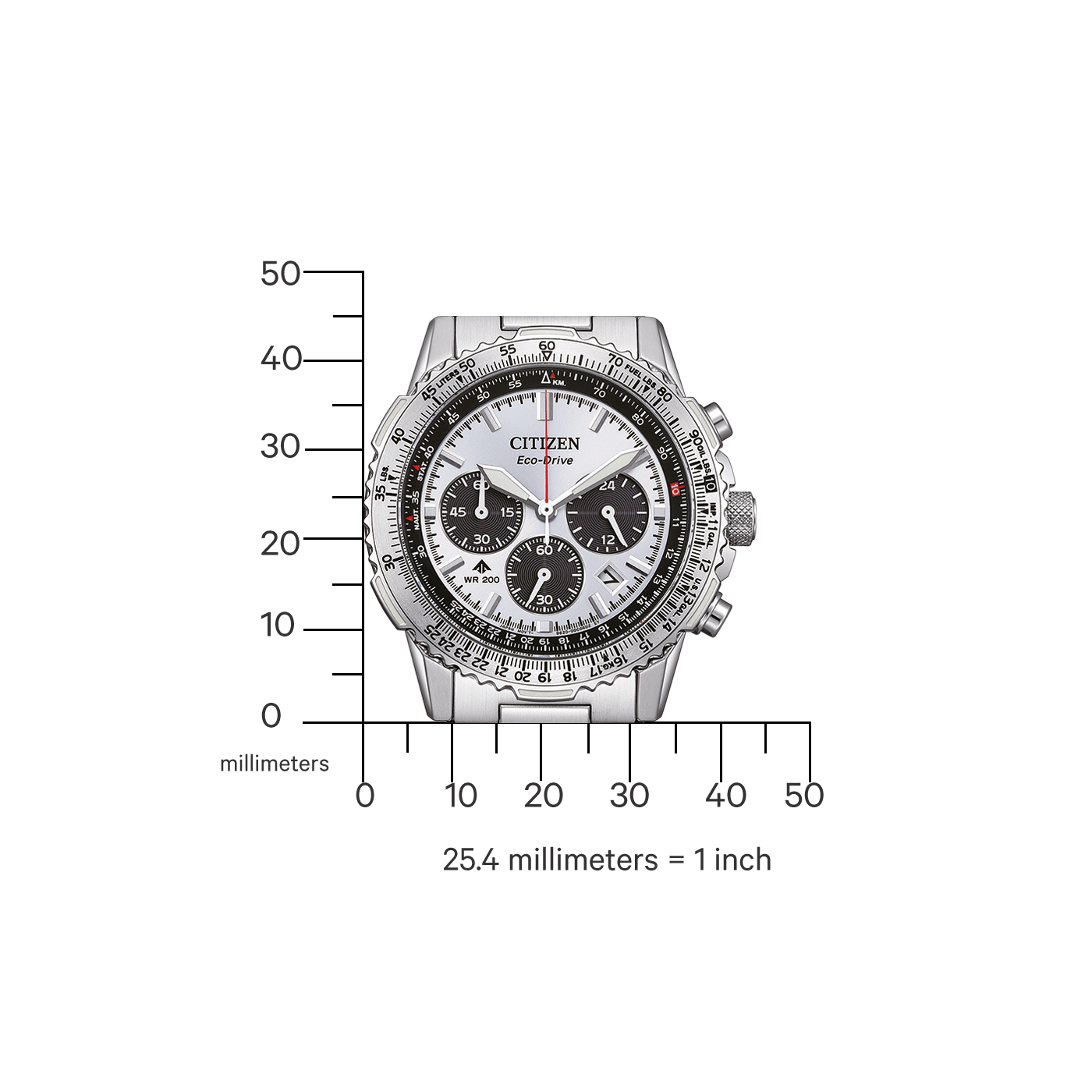 Citizen Promaster SKY CA4660-61A Herrenuhr • Eco-Drive Lichtantrieb • Saphirglas