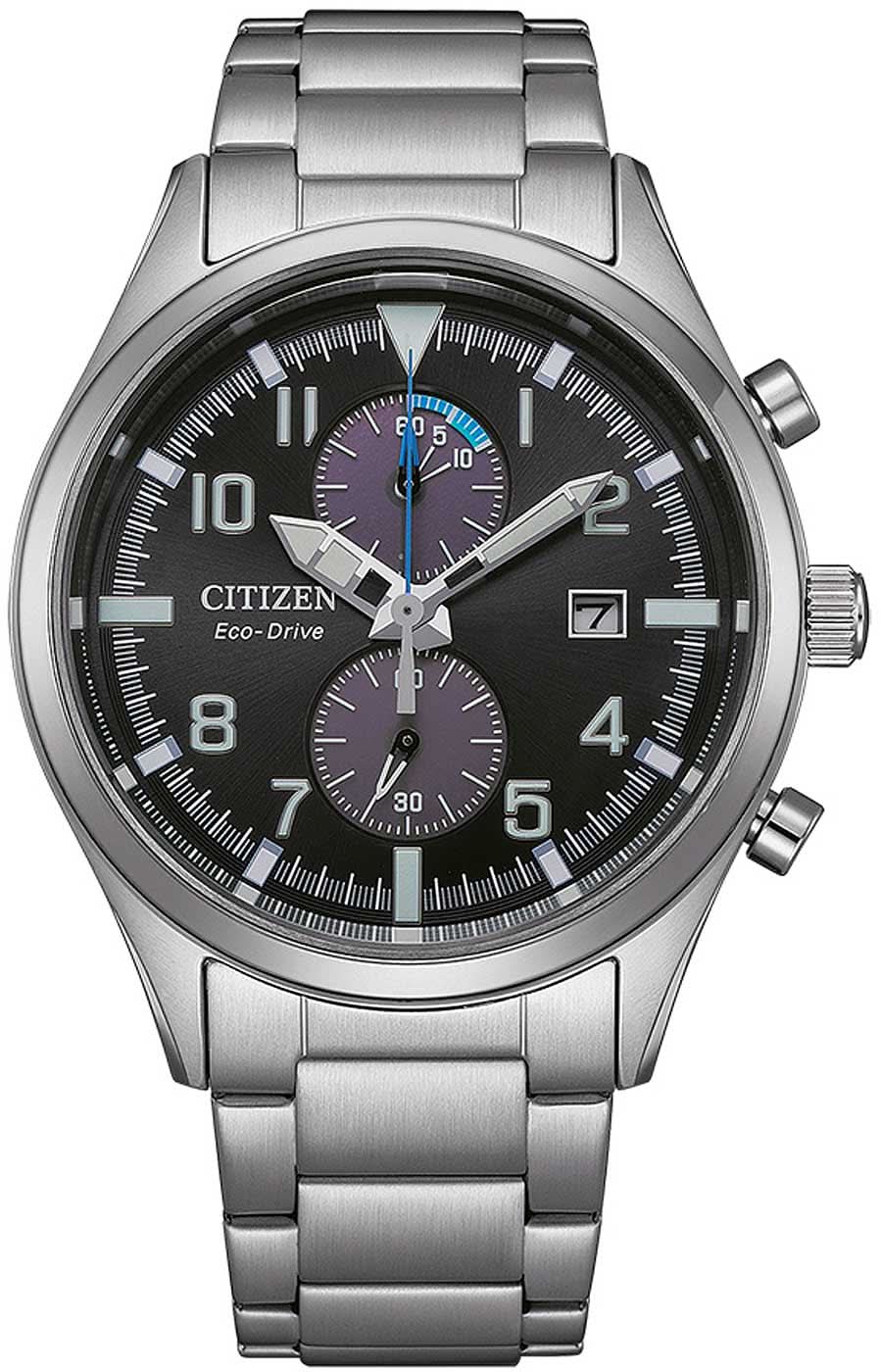 Montre Homme Citizen CA7028-81E • Mouvement Eco-Drive • Chronographe