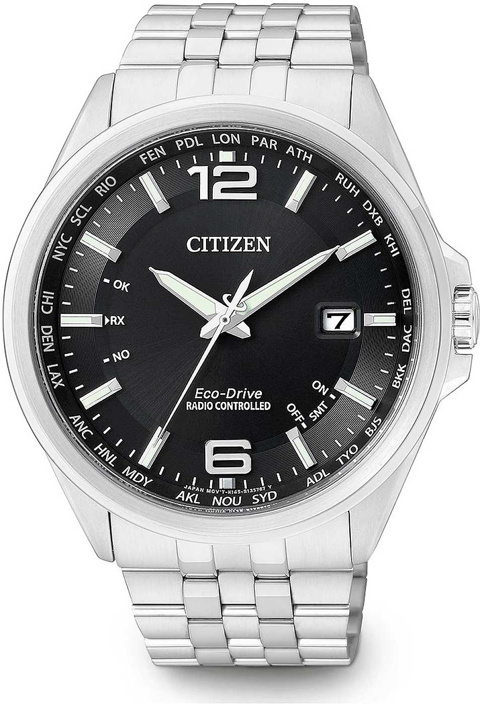 Montre pour homme Citizen CB0010-88E • Solaire radio-pilotée • Verre saphir