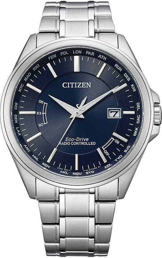 Montre homme Citizen CB0250-17A • Solaire radio-pilotée • Verre saphir