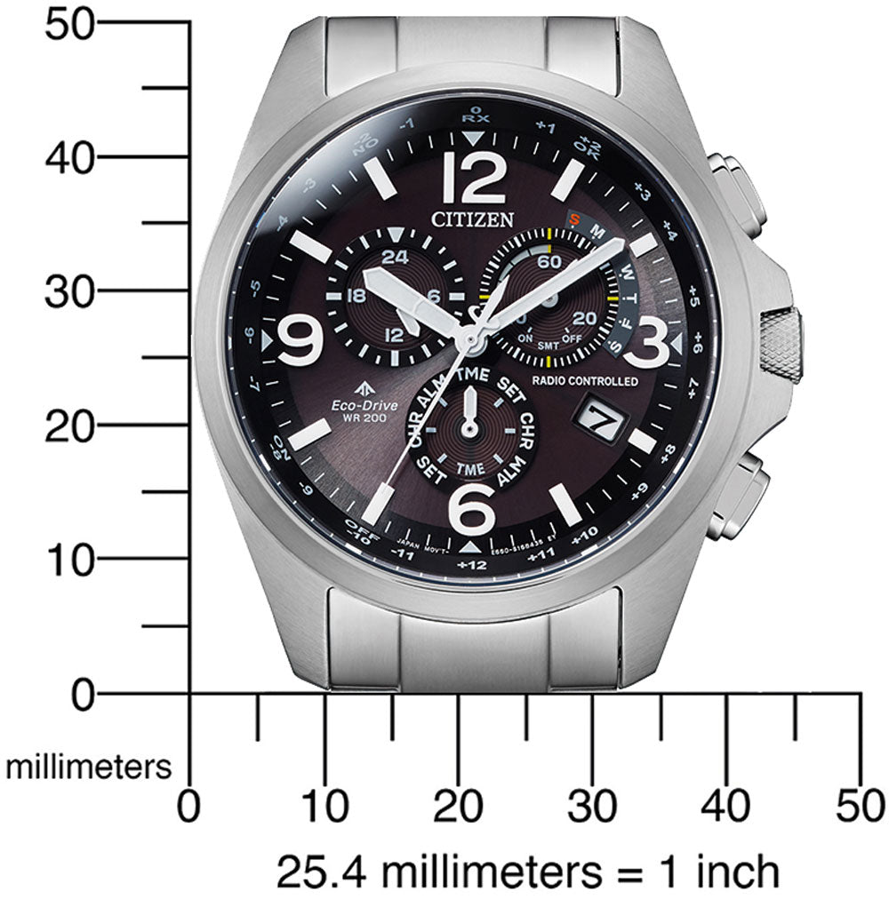 Montre pour homme Citizen Promaster Land CB5920-86E • Eco-Drive • Radio-pilotée