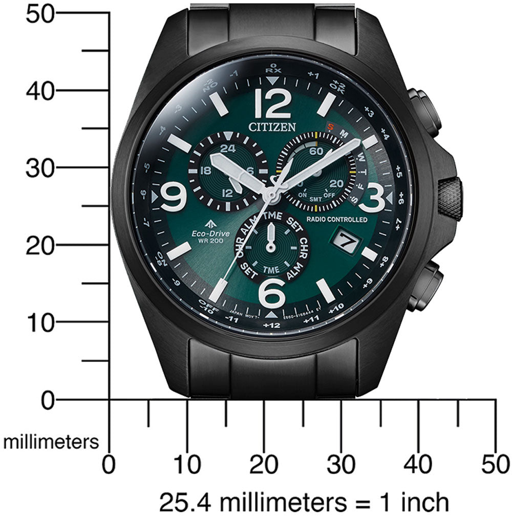 Montre homme Citizen Promaster Land CB5925-82X • Radio-pilotée solaire • Verre saphir