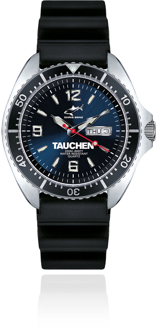 Montre pour homme Chris Benz One CB-O-BT-KBS • Shark-Proof • Verre saphir