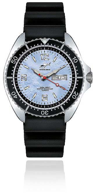 Montre pour hommes Chris Benz ONE MAN 200M CBO-H-KB-SW • Mouvement à quartz • Verre saphir