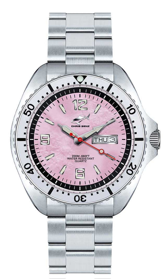 Montre pour homme Chris Benz One CBO-R-MB-SI • Verre saphir • 20 Bar