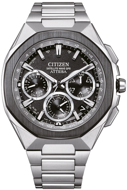 Citizen CC4104-53E Herrenuhr • Satellite Wave GPS • Super Titanium