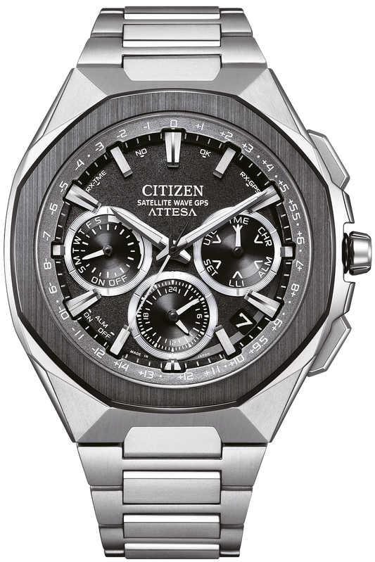 Citizen Attesa CC4104-53E Herren Uhr • Funksolar • Super Titanium