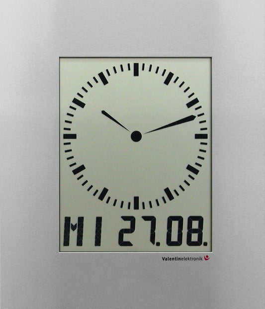GER-Technik Wall Clock Metal • Radio Clock • Made in Germany