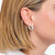 Silberfarbene Kreolen, Mit eckiger Form und minimalistischem Design - Thomas Sabo Modell: CR742-001-21