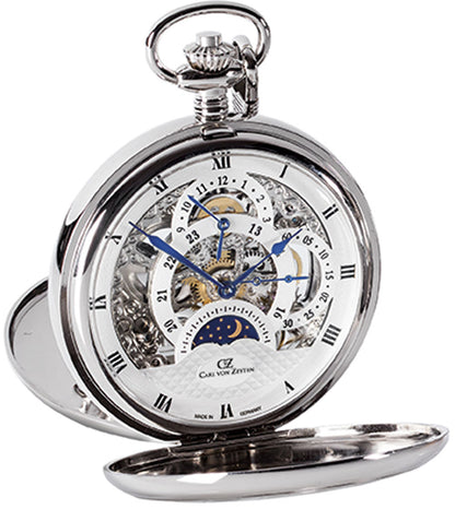Carl von Zeyten Schutter CVZ0038SL Men's Watch • Manual Winding • Dual Time