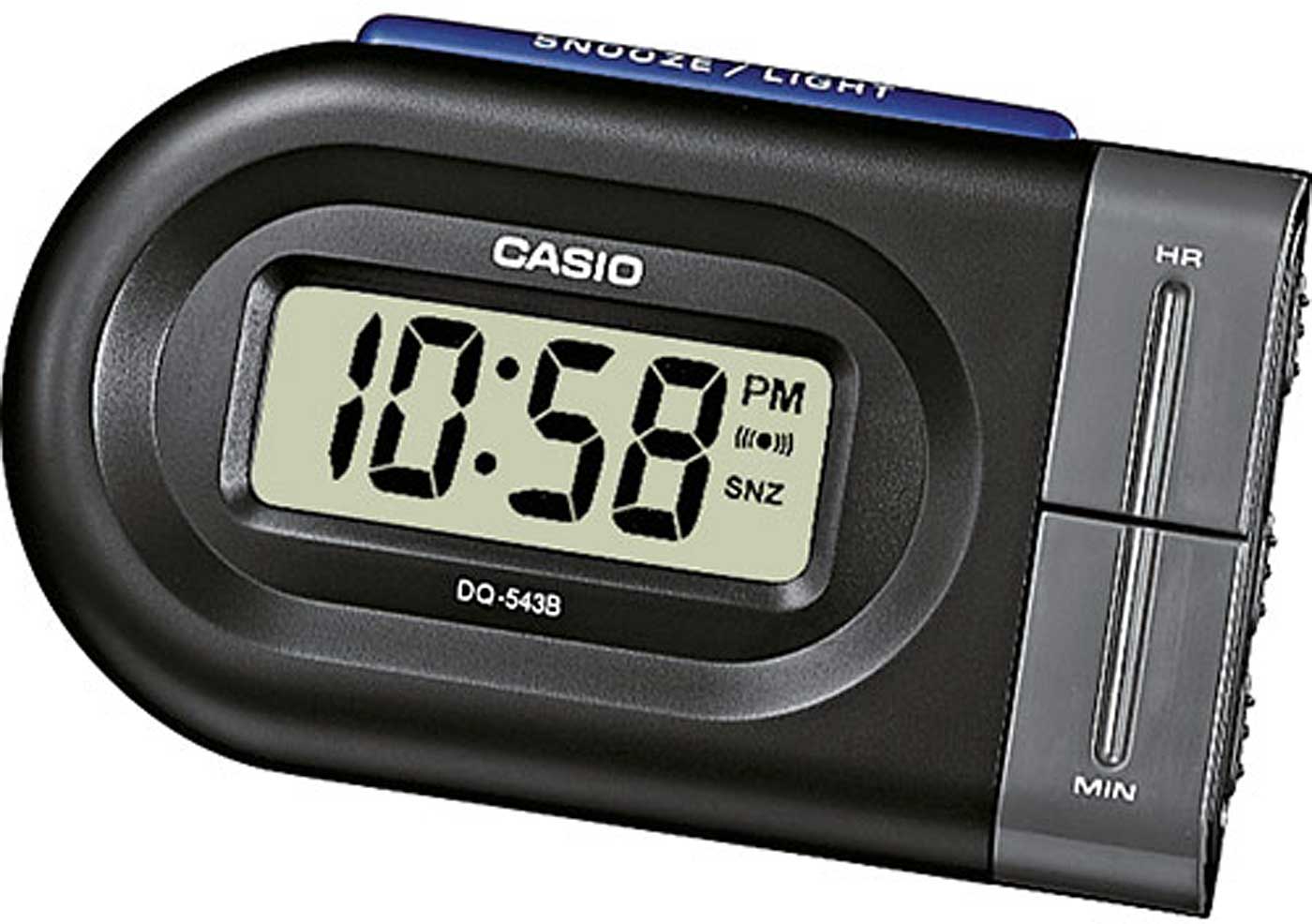Casio Digital Alarm Clock DQ-543B-1EF 9.6x5.6x3.7cm • Alarm • Snooze