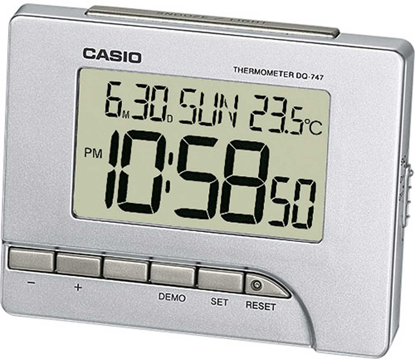 Casio Digital Wecker 9.6 cm Höhe Kunststoff • Digitalanzeige • Snooze-Funktion