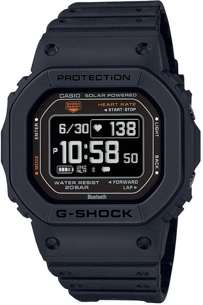 Casio G-SQUAD DW-H5600-1ER Herren Uhr • Solar • Herzfrequenzmesser