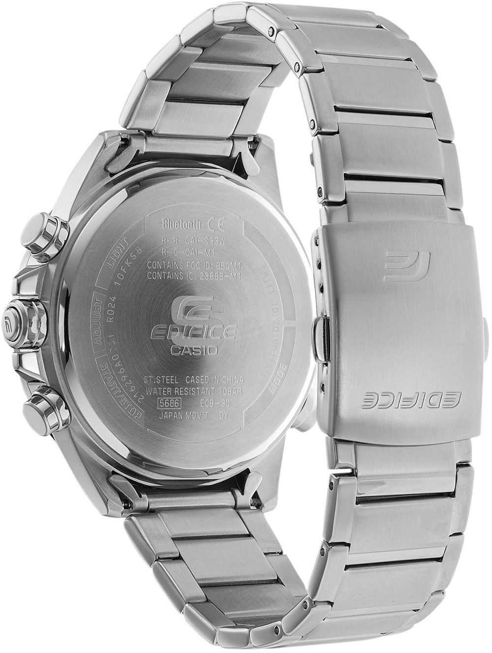 Montre pour homme Casio Edifice ECB-30D-2AEF • Smartphone Link • Verre minéral