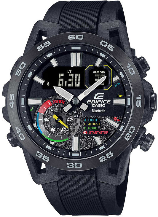 Casio Edifice ECB-40MP-1AEF Men's Watch • Smart Functions • World Time