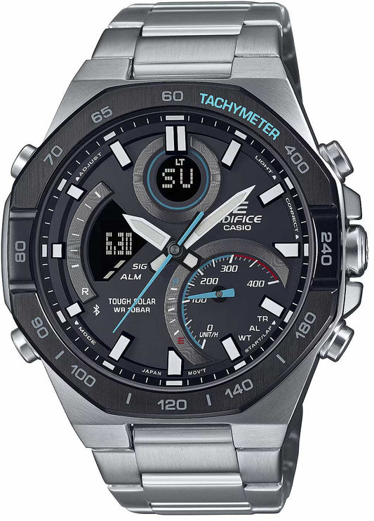 Casio Edifice ECB-950DB-1AEF Men's Watch • Tough Solar • Smart Features