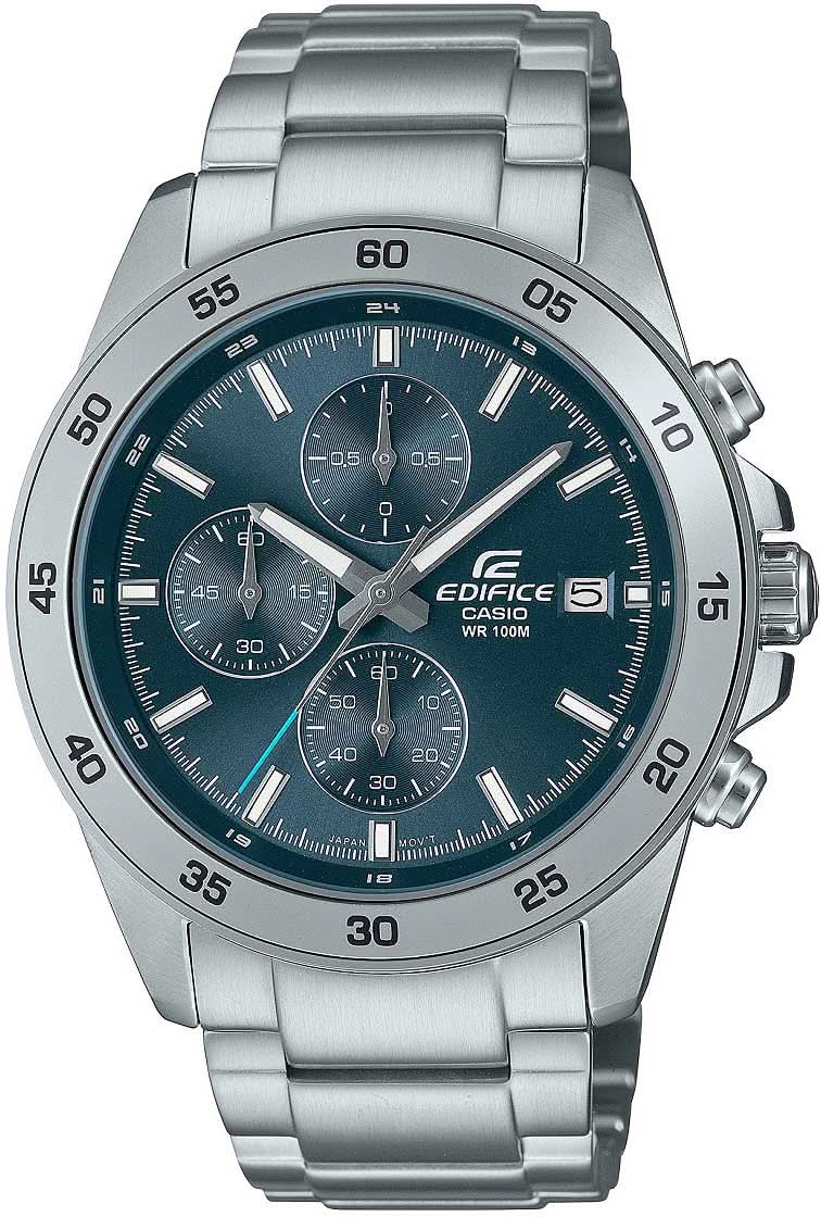 Casio Edifice EFR-526D-2AVUEF Herrenuhr • Sportlicher Chronograph • Edelstahl-Design
