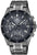 Zegarek męski Casio Edifice Chronograph z czarną tarczą i metalową bransoletą.