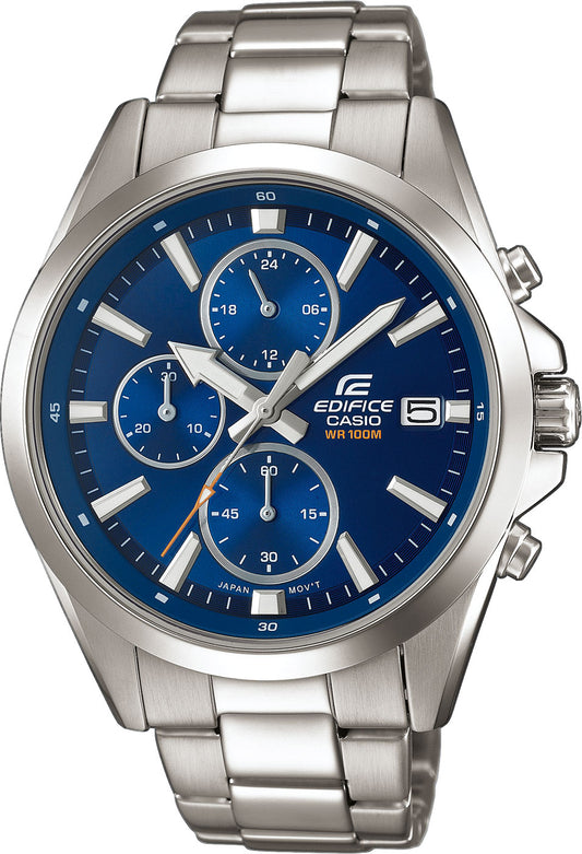 Casio Edifice EFV-560D-2AVUEF Men's Watch • Elegant Chronograph • 10 Bar Water Resistance
