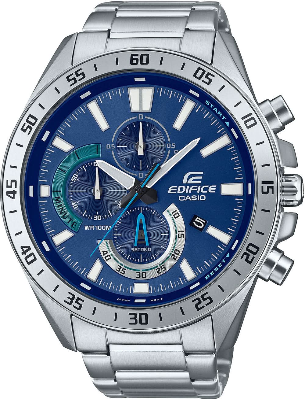 Montre Homme Casio Edifice EFV-620D-2AVUEF • Mouvement à quartz précis • Étanchéité 10 Bar