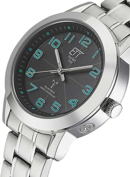 Eco Tech Time Basic ELS-11504-22M Women's Watch • Radio-Controlled Solar • Stainless Steel