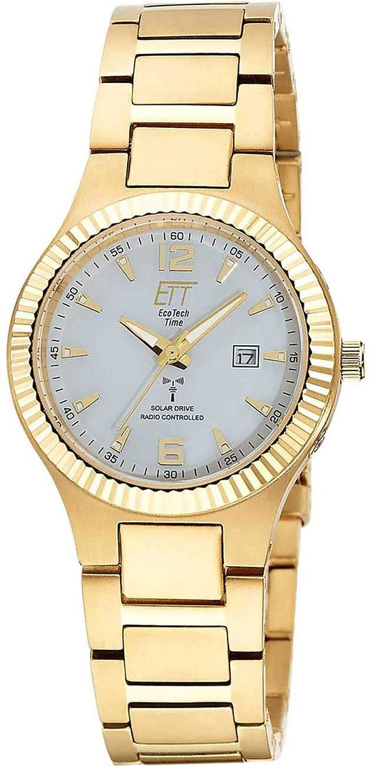 Eco Tech Time Everest ELT-11673-12M Ladies' Watch • Radio-Controlled Solar Movement • Date Display