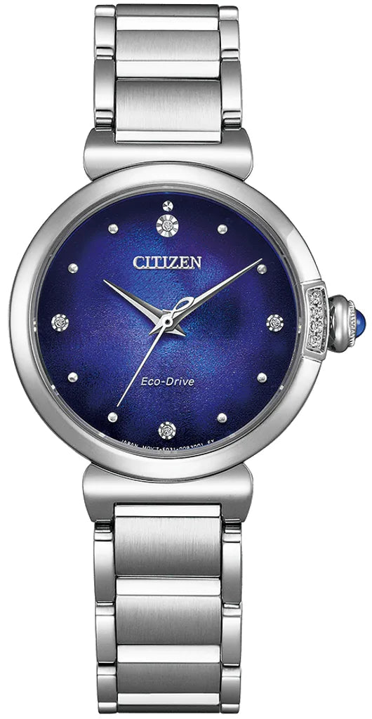 Citizen L EM1060-87L Damenuhr • Nachhaltiger Eco-Drive • 4 Diamanten
