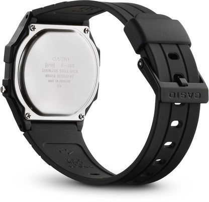 Casio Collection F-105W-1AWYEF Herren Uhr • Quarz Uhrwerk • EL-Hintergrundbeleuchtung