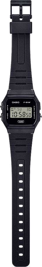 Casio F-91W-1AEF Unisex Uhr • Robustes Resin-Gehäuse • Präzises Quarzwerk