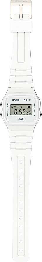 Casio Vintage F-91WB-7AEF Damen Uhr • Digitales Quarzwerk • Ikonisches Vintage Design
