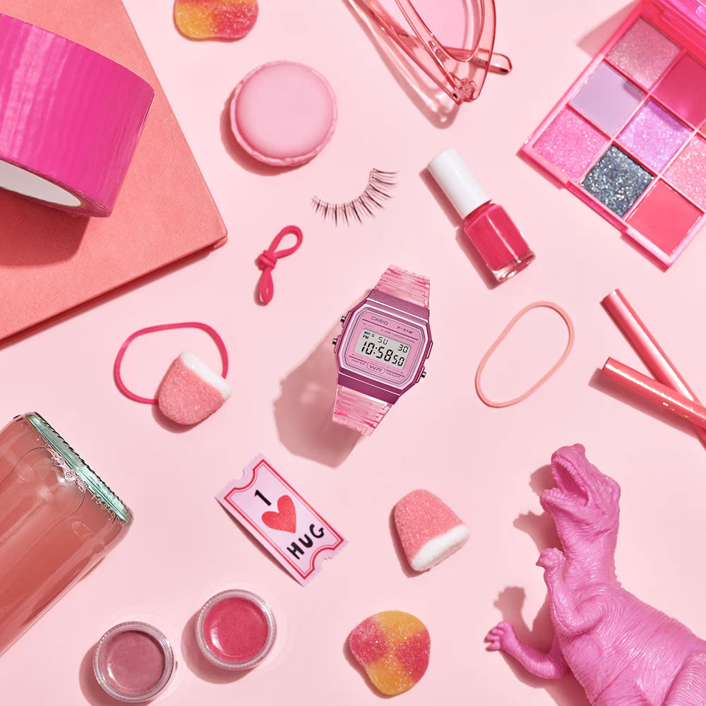 Casio Vintage F-91WS-4EF Unisex Uhr • Digitalanzeige • Resin Gehäuse