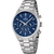 Chronograf męski Festina: niebieska tarcza, bransoleta ze stali szlachetnej, szkło mineralne