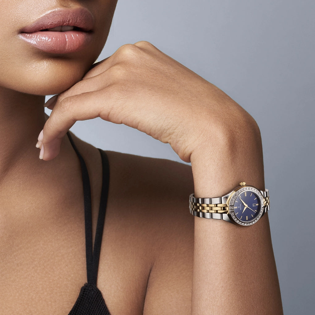 Festina Mademoiselle F16868/3 Women's Watch • Blue Dial • Stainless Steel