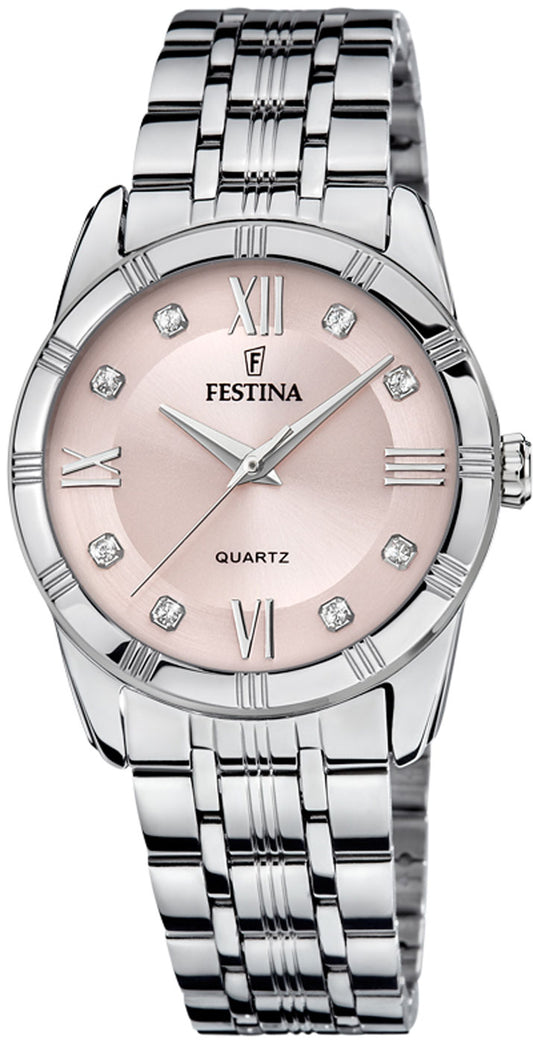 Festina Mademoiselle F16940 Damen Uhr • Sportliche Eleganz • Robuster Edelstahl