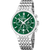 Zegarek męski Festina z chronografem, zieloną tarczą, bransoletą ze stali szlachetnej i szafirowym szkłem