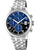 Zegarek męski Festina Chronograph z niebiesko-czarną tarczą i bransoletą ze stali szlachetnej