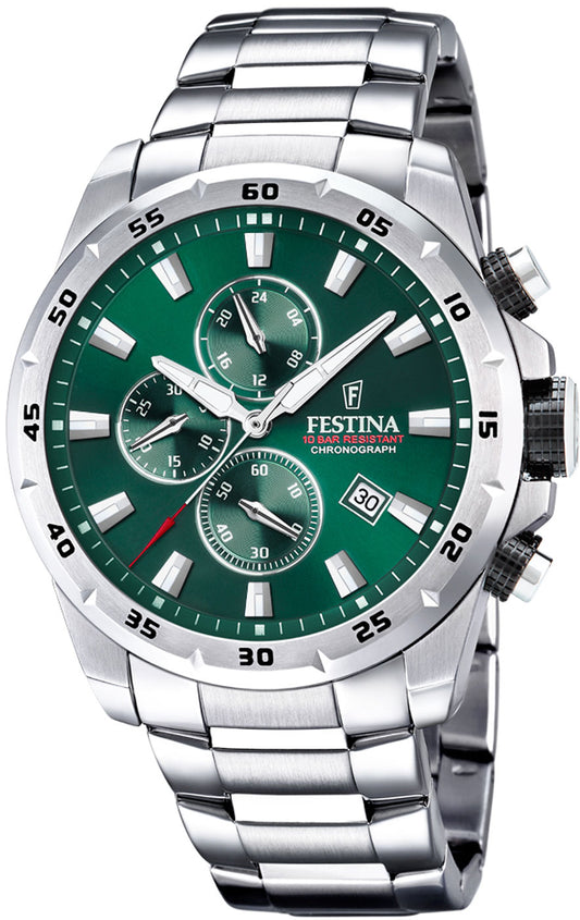 Festina Timeless Chronograph F20463/3 Men's Watch • Chronograph • Stainless Steel