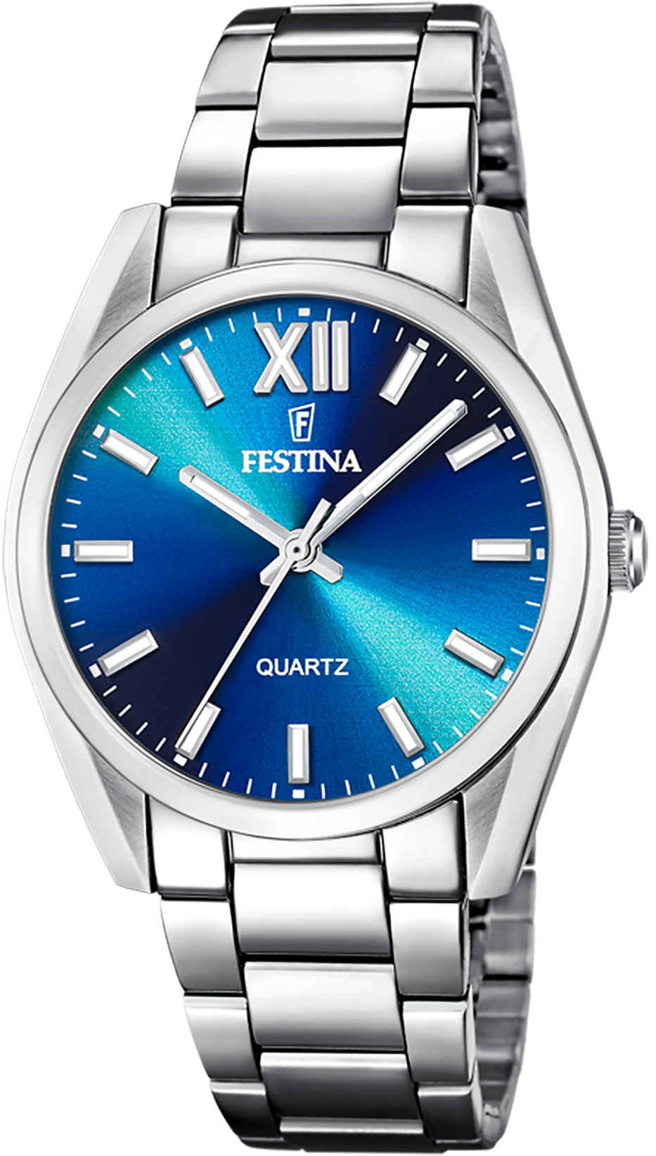 Festina Boyfriend F20622/i Damenuhr • Blaues Zifferblatt • Edelstahl