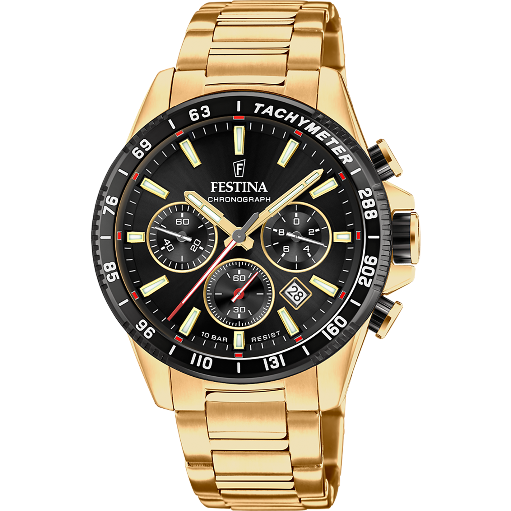 Festina Timeless Chronograph F20634/5 Herrenuhr • Edelstahl • 10 ATM