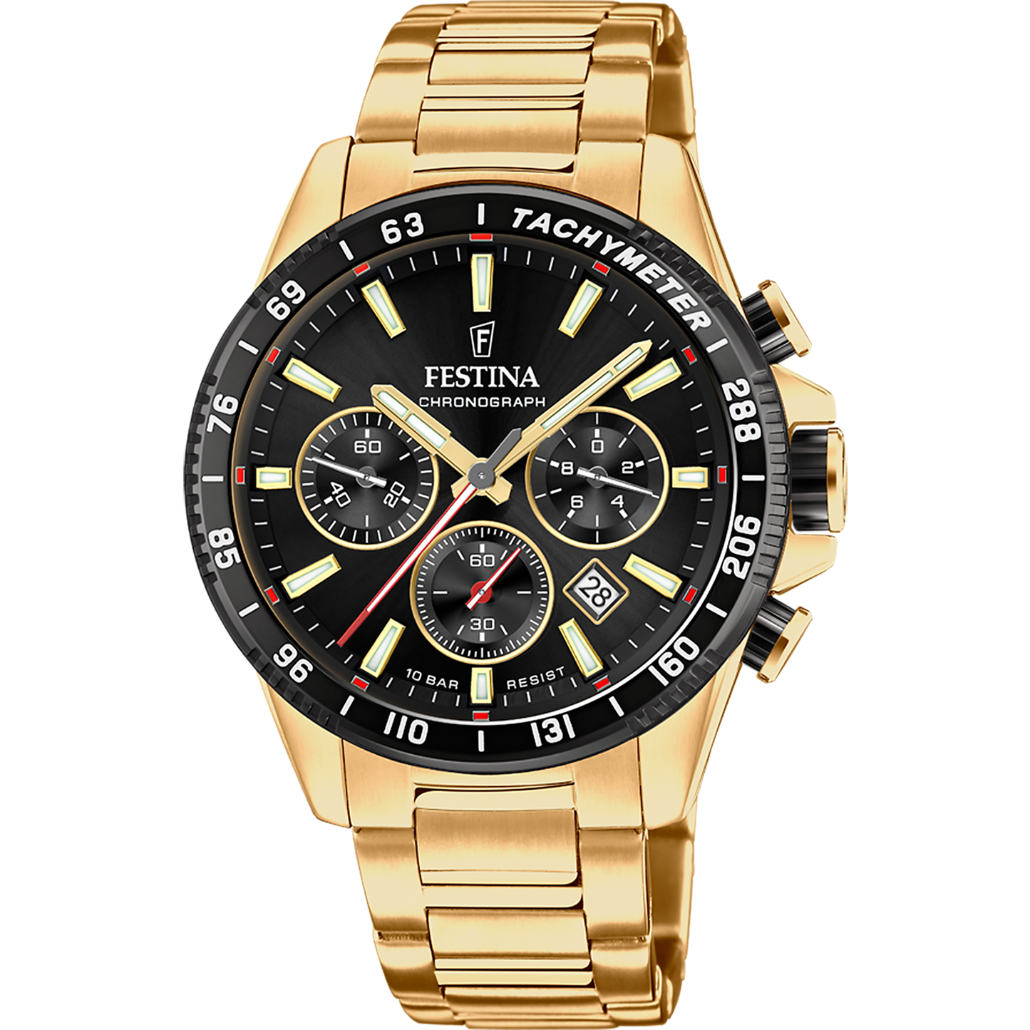 Festina Timeless Chronograph F20634/5 Herrenuhr • Edelstahl • 10 ATM