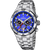 Zegarek męski Festina Chrono Bike z niebieską tarczą, chronografem i bransoletą ze stali szlachetnej