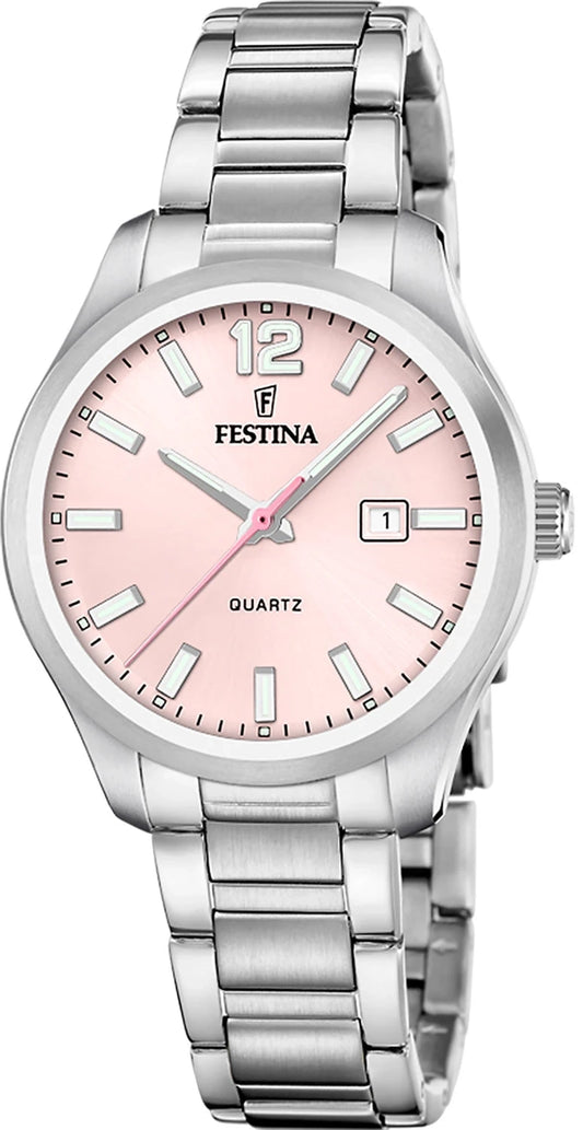 Festina Classicals F20737/1 Damenuhr • Feminine Eleganz • Hochwertiger Edelstahl