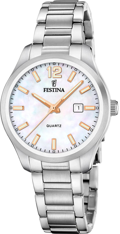 Festina Automatic F20737/6 Damenuhr • Skelett-Zifferblatt • Saphirglas