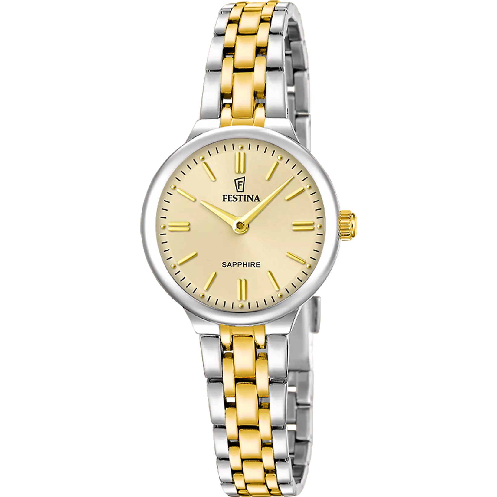Zegarek damski Festina Mademoiselle F20792/2 dwukolorowy • szkło szafirowe • mechanizm kwarcowy