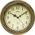 Horloge murale AMS 30 cm Ø Plastique • Précision radiopilotée • Aspect bois antique