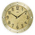 AMS Wall Clock 31 cm Ø Brass • Radio-controlled Movement • Timeless Design