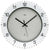 AMS Wanduhr 42 cm Ø Kunststoff • Funkgesteuert • Präzise Zeit