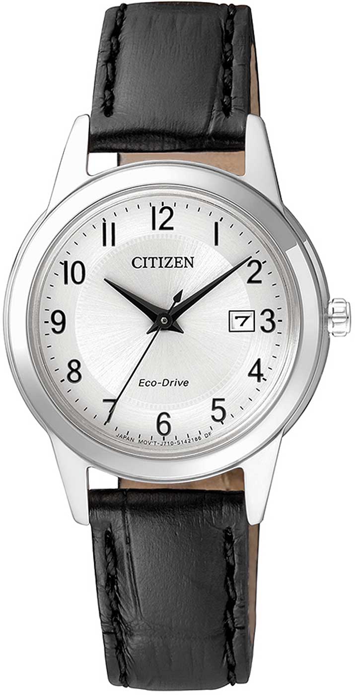 Citizen FE1081-08A Damen Uhr • Eco-Drive Antrieb • Elegantes Edelstahlgehäuse