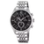 Męski zegarek Festina Chronograph z czarną tarczą i bransoletą ze stali szlachetnej
